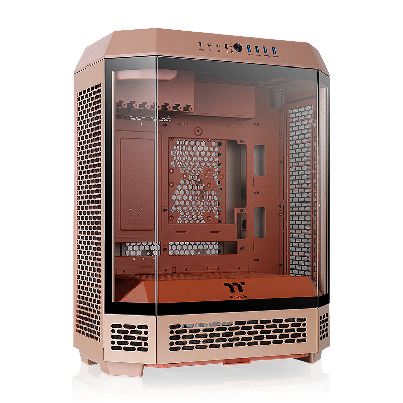 Gabinete Thermaltake The Tower 600 Gravel Sand Mid Tower Vidro