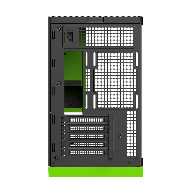 Compatibilidade de GPU e placa-mãe do gabinete Geometric Future Model 3 preto e verde