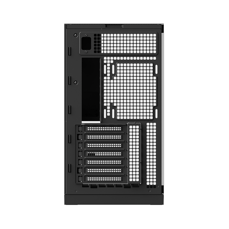 Gabinete Gamer Geometric Future Model 5 Preto e Cinza com 5 Fans — imagem oficial 7