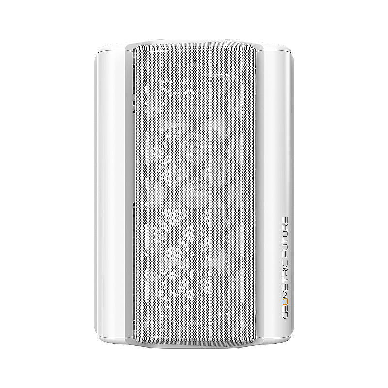Acabamento externo do Geometric Future Model 2 The Ark mesh branco