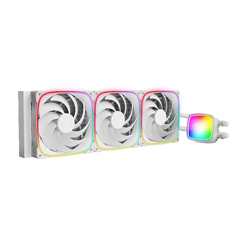 Bomba K6 e bloco ARGB do Water Cooler Eskimo Pro 42 branco