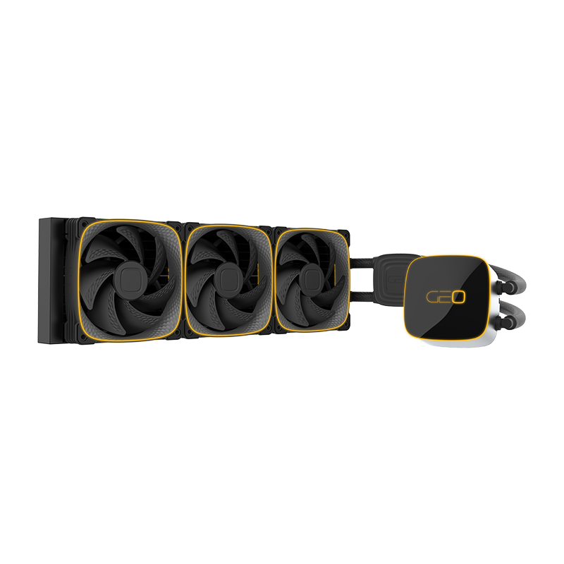 Iluminação RGB do bloco e ARGB das fans do Eskimo 36