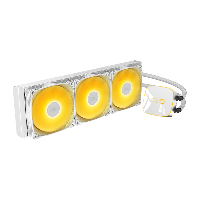 Iluminação RGB do bloco e ARGB das fans do Eskimo Junior Neon 36