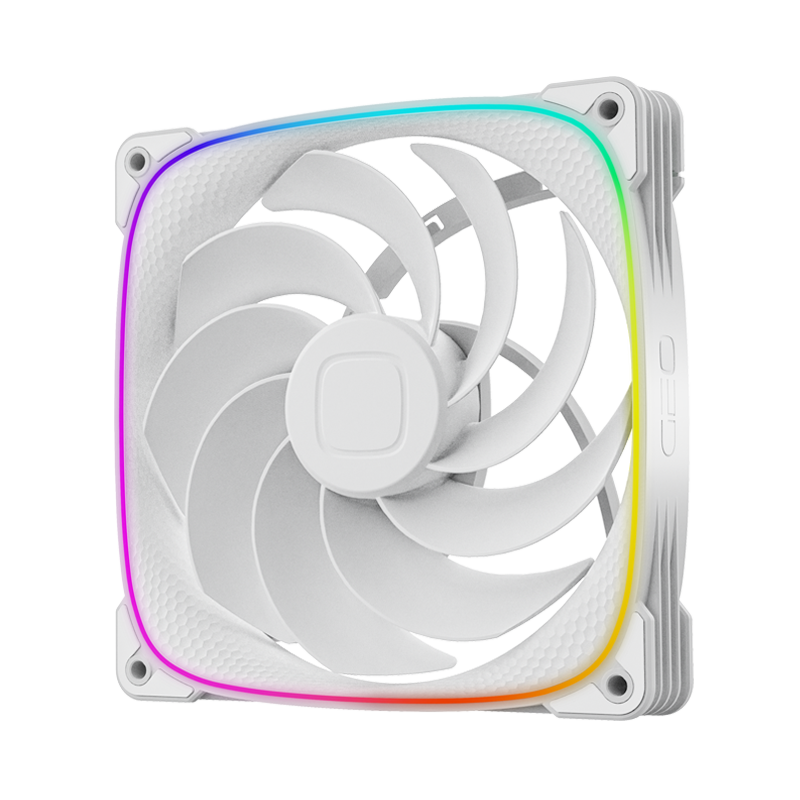 Pás reversas da fan branca Geometric Future Squama 2503R Reverse Blade 140mm