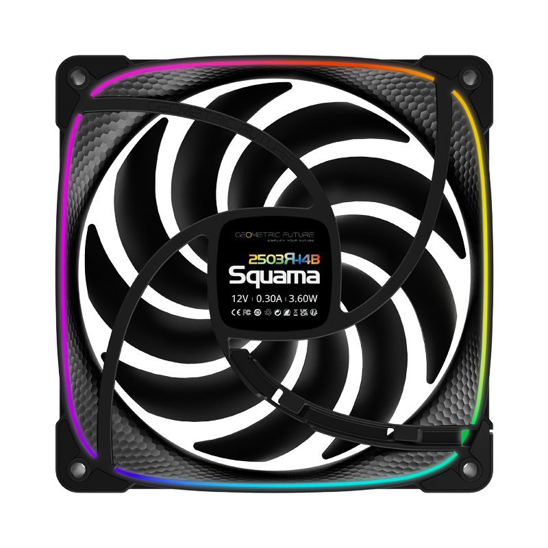Hélice em orientação reversa da Geometric Future Squama Reverse Blade 2503RB-14S