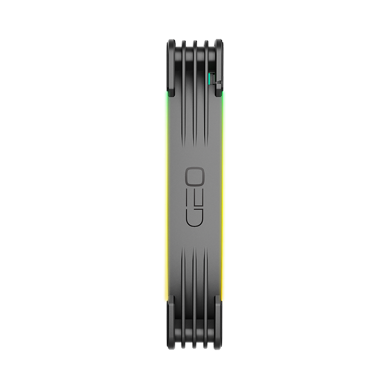 Fan Geometric Future Squama 2503B-14S preta GEO-S2503B-14S