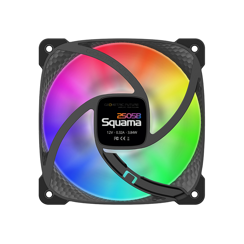 Conjunto de três fans Squama 2505B instaladas