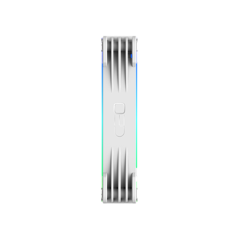 Fan Squama 2503W branca vista em ângulo