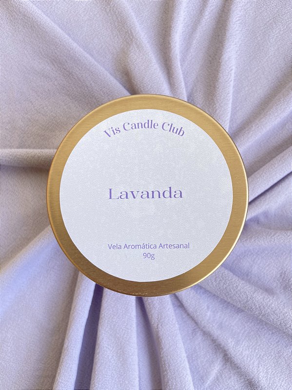 Vela Aromática Artesanal | Lavanda | 90g