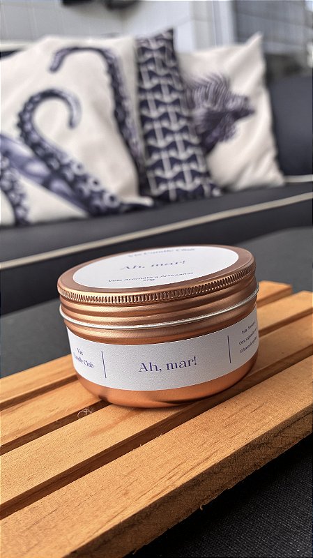 Vela Aromática Artesanal | Ah, mar! | 90g
