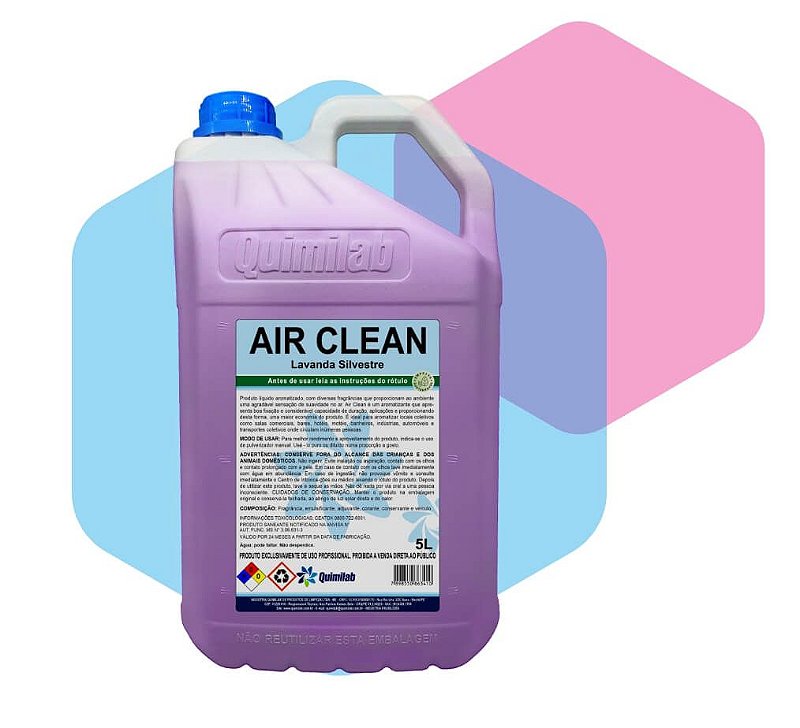 AIR CLEAN 5 LITROS Distribuidora Ok / Tudo para Limpeza Profissional