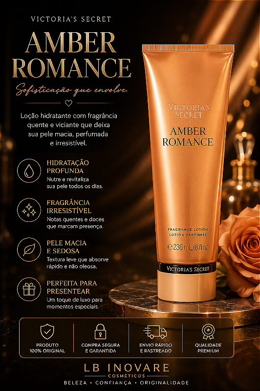 Loção Hidratante Amber Romance 236ml | Original