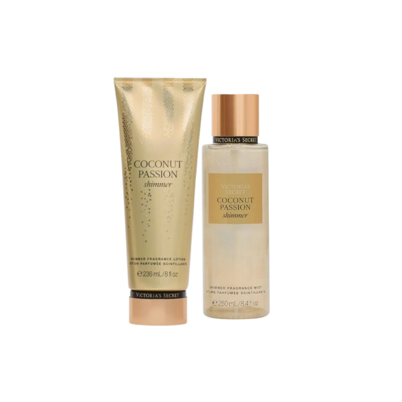 Kit Shimmer Body Splash 250ml + Creme Hidratante Coconut Passion 236ml | Original