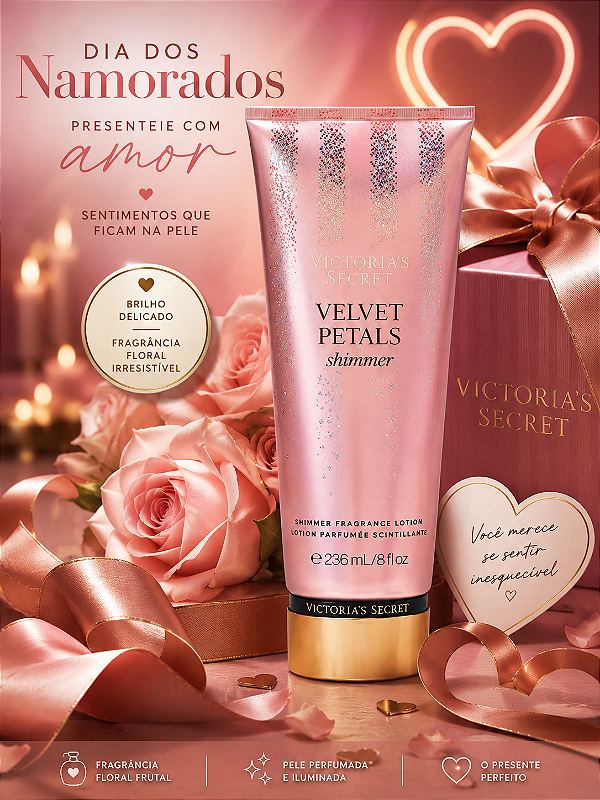 Shimmer Loção Hidratante Velvet Petals 236ml | Original
