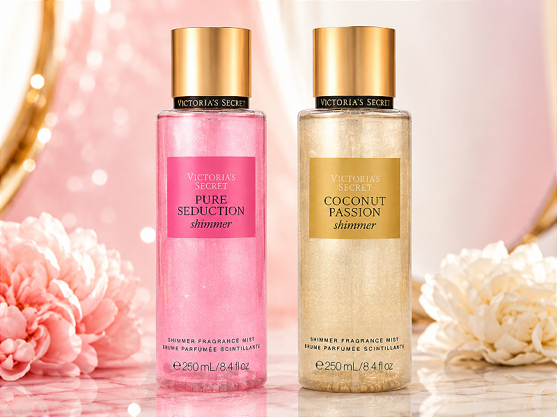 Kit Presente Feminino 2 Splash Original Importado Shimmer Pure Seduction + Coconut