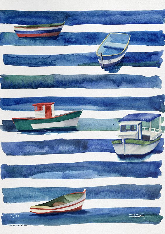 Dia de sol em Búzios – Parte 2, 2017 | 29,7 x 42 cm