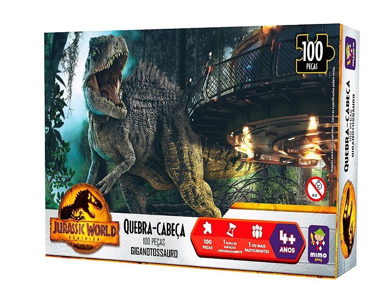 Jogo Dos Números Peças Grandes Jurassic World 2048 - Mimo - Outros Jogos -  Magazine Luiza