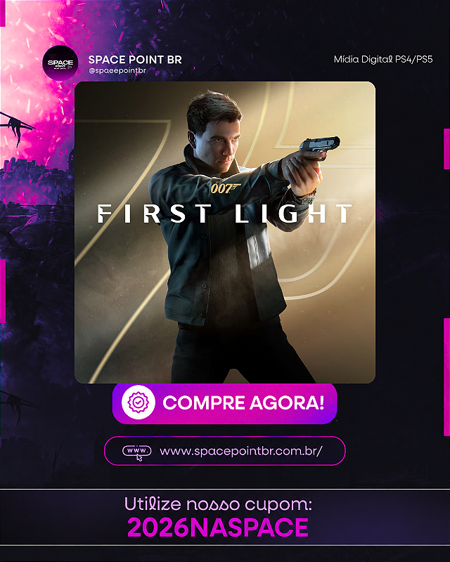 007 First Light PS5 Mídia Digital