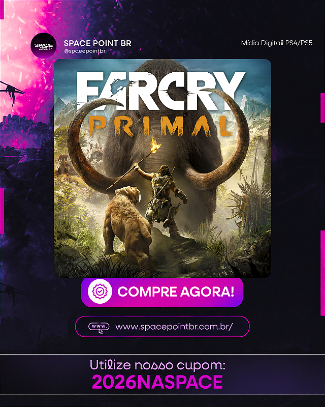 Far Cry Primal PS4/PS5 Mídia Digital