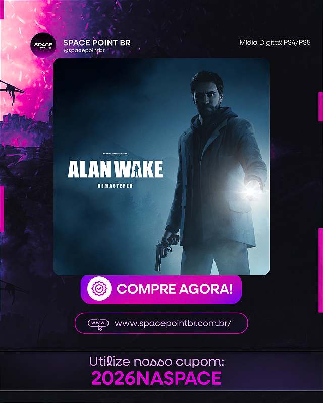 ALAN WAKE PS4/PS5 Mídia Digital