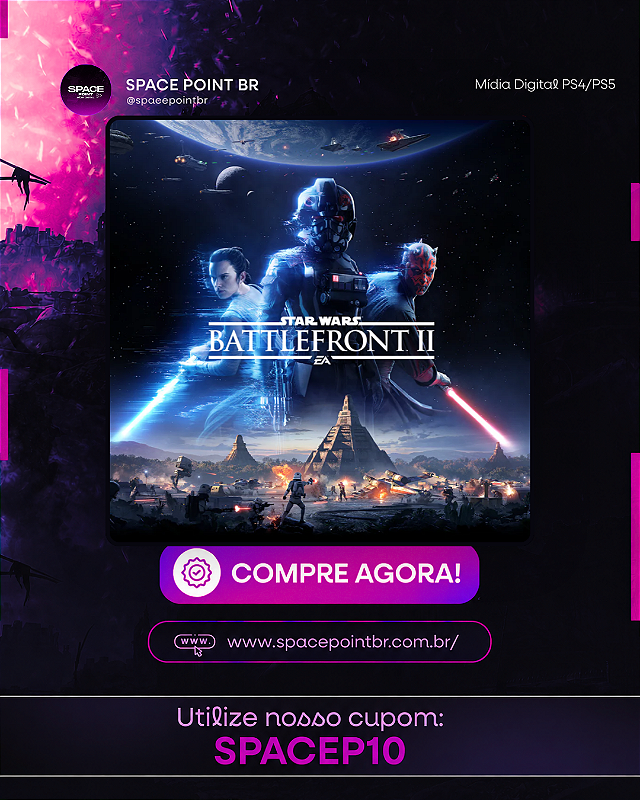 STAR WARS™ Battlefront™ II PS4/PS5 Mídia Digital