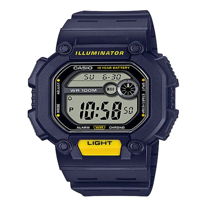 Casio Orologio W-737H-1A2VCF – 100 Metri Impermeabile – Cronometro E Retroilluminazione LED - 2