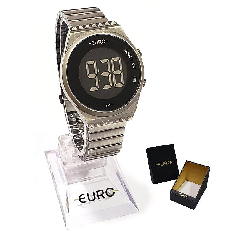 Relógio Euro Feminino Digital Fashion Fit EUBJT016AC/4C - Relógios