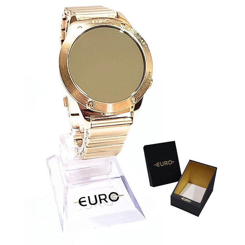 Relógio Euro Feminino Digital EUJHS BAC K J Relógios Campana Loja Autorizada das maiores