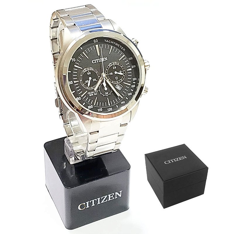 Relógio Citizen Masculino Analógico Cronógrafo TZ30973T - Relógios