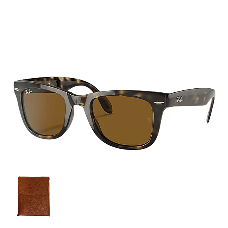 Óculos De Sol Ray Ban Wayfarer Folding Classic RB4105 Tamanho 50