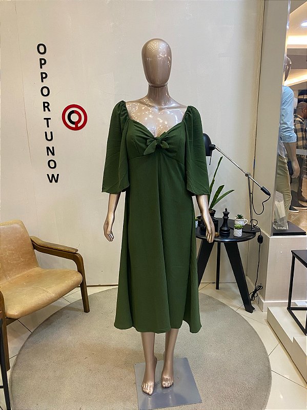 Vestido com amarração - Yumi