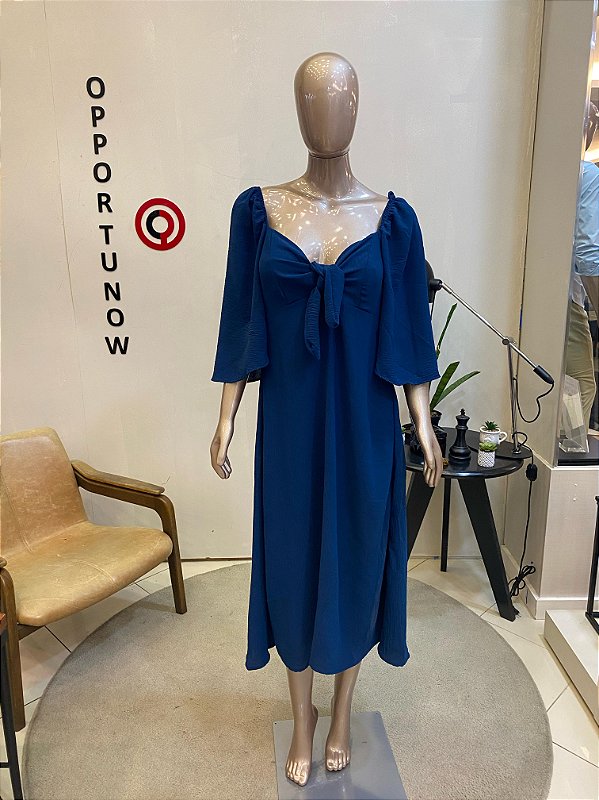 Vestido com amarração - Yumi
