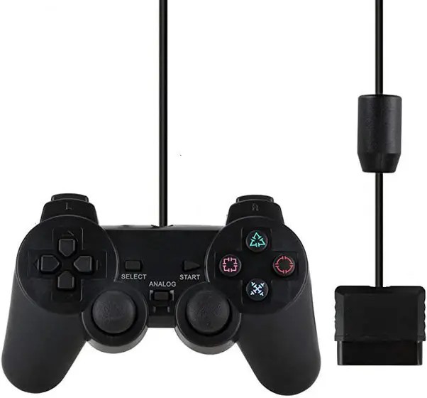 Controle Joystick Wireless Analógico com Vibração para PS2 PRO50
