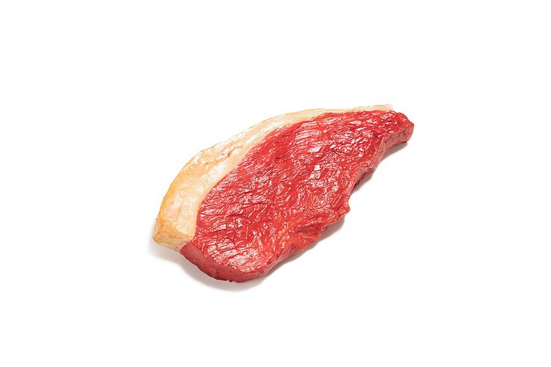Picanha Um Pedaço artificial para decoração.