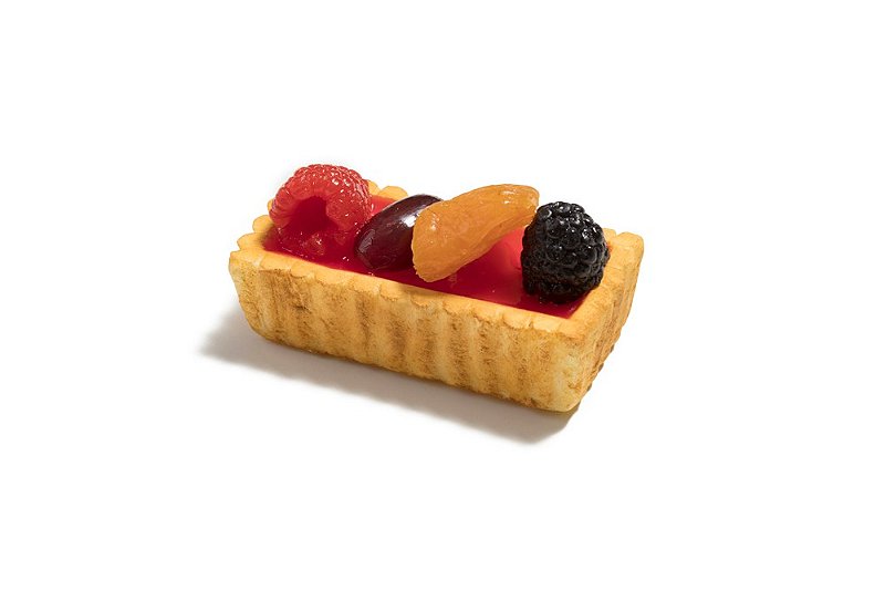 Tortinha Retangular Sortida artificial para decoração.