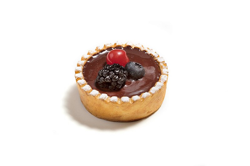 Tortinha Redonda sortida artificial para decoração.