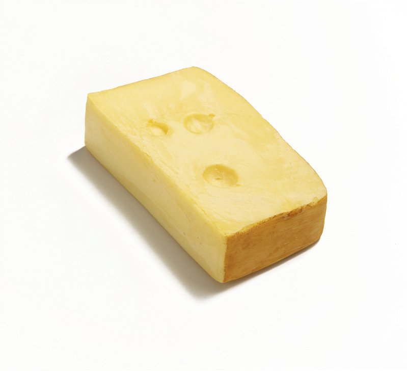 Gruyere Pedaço artificial para decoração.