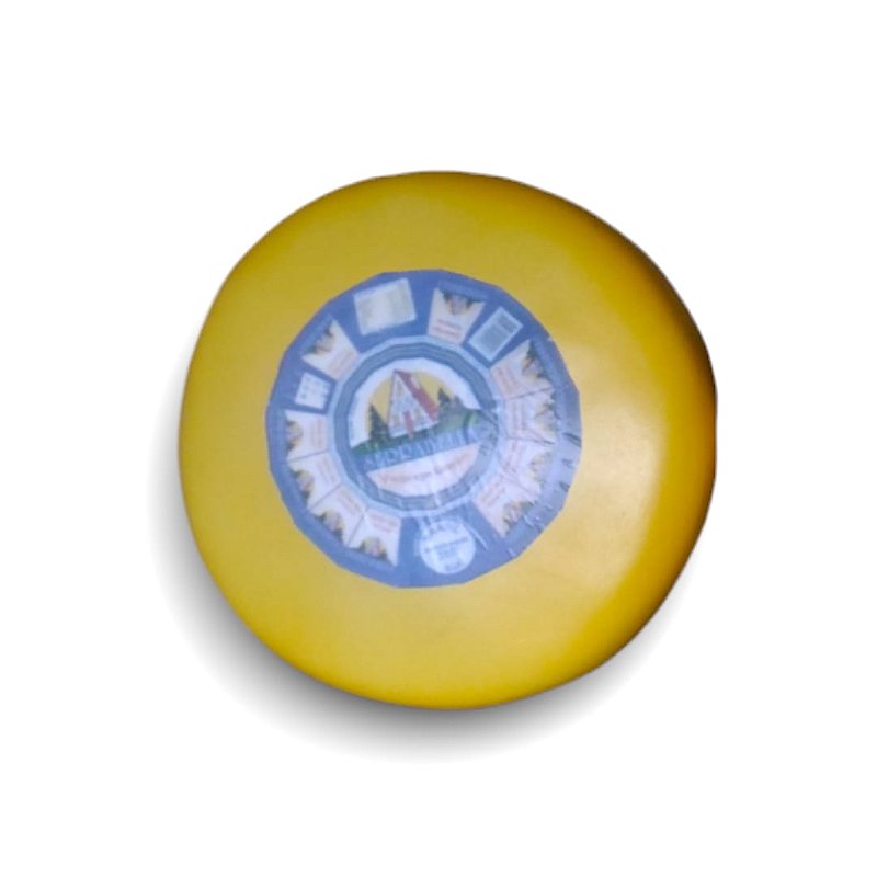 Queijo Gruyere artificial para decoração.