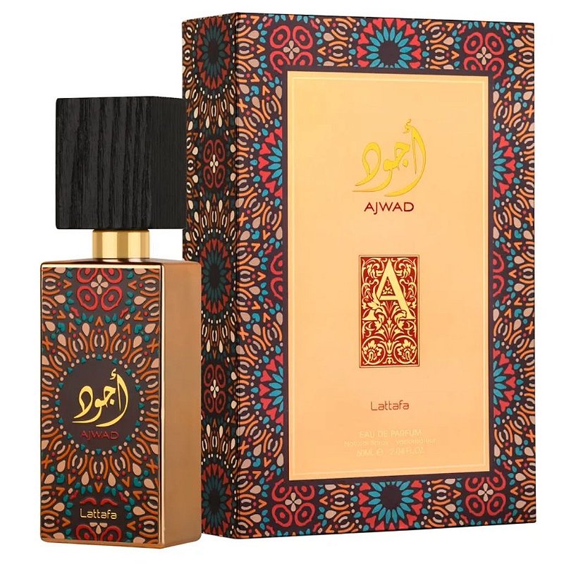 Ajwad Lattafa 60 ml Eau de Parfum Perfume Árabe Feminino