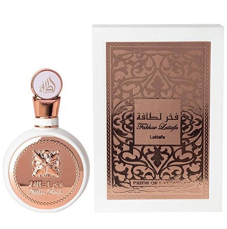 Fakhar Rose Lattafa Eau de Parfum  100 ml Perfume Árabe Feminino