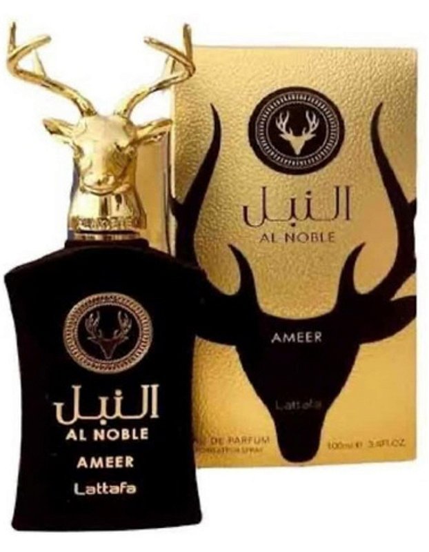 Al Noble Ameer Lattafa Eau de Parfum 100ml Perfume Árabe Masculino