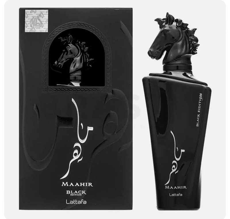 Maahir Black Edition Eau de Parfum 100 ml Perfume Árabe Masculino