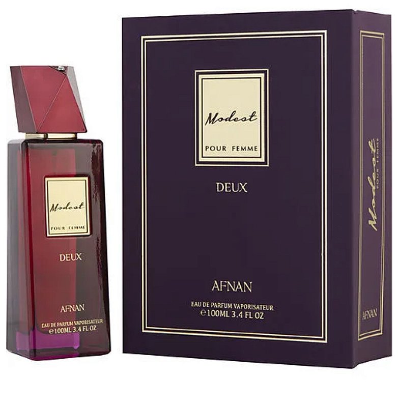 Modest Deux  Afnan Eau de Parfum 100 ml Perfume Árabe Feminino