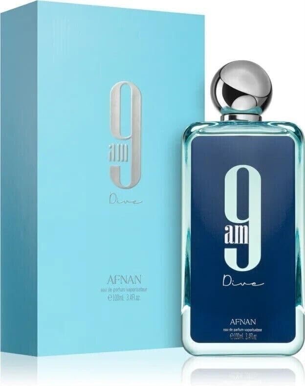 9 AM Dive Afnan  Eau de Parfum 100 ml Perfume Árabe Masculino