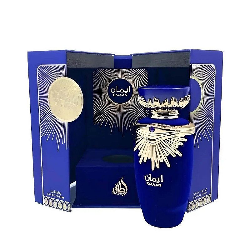 Emaan Lattafa 100 ml Eau de Parfum Perfume Árabe Feminino