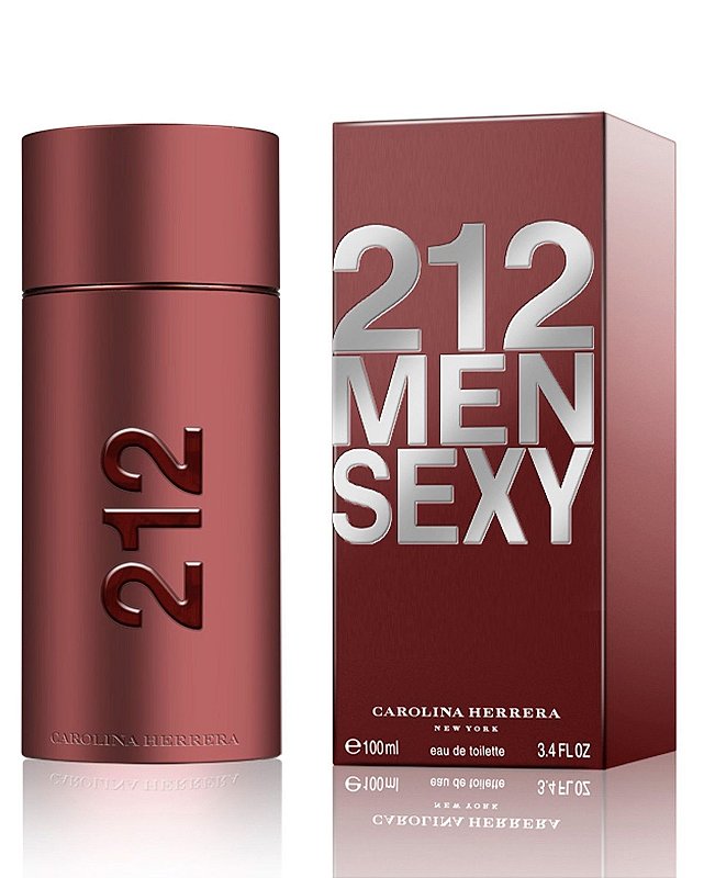 212 Men Sexy Carolina Herrera Eau de Toilette 100 ml Perfume Masculino