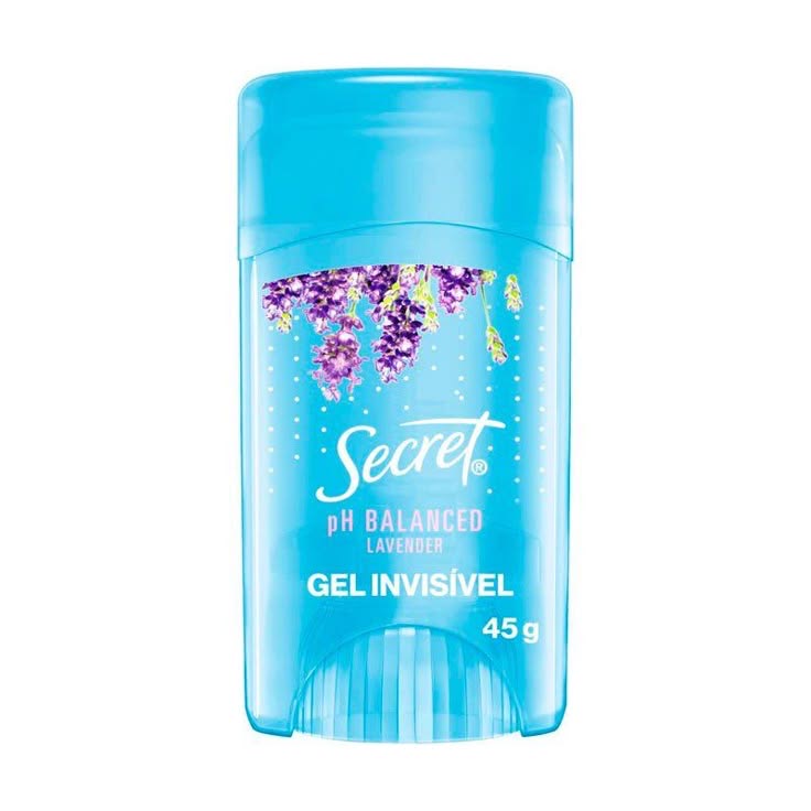 Desodorante Antitranspirante em Gel Secret Lavanda 45g