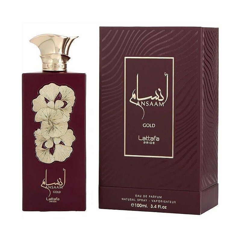 Ansaan Gold Lattafa Eau de Parfum 100 ml Perfume Árabe Feminino