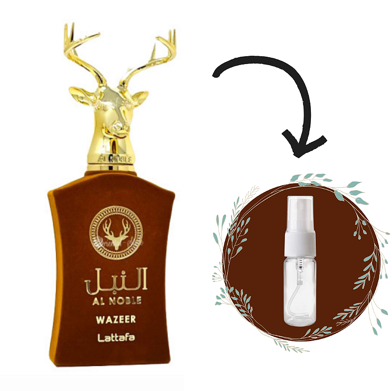 Decante Al Noble Wazeer Eau de Parfum Árabe Masculino