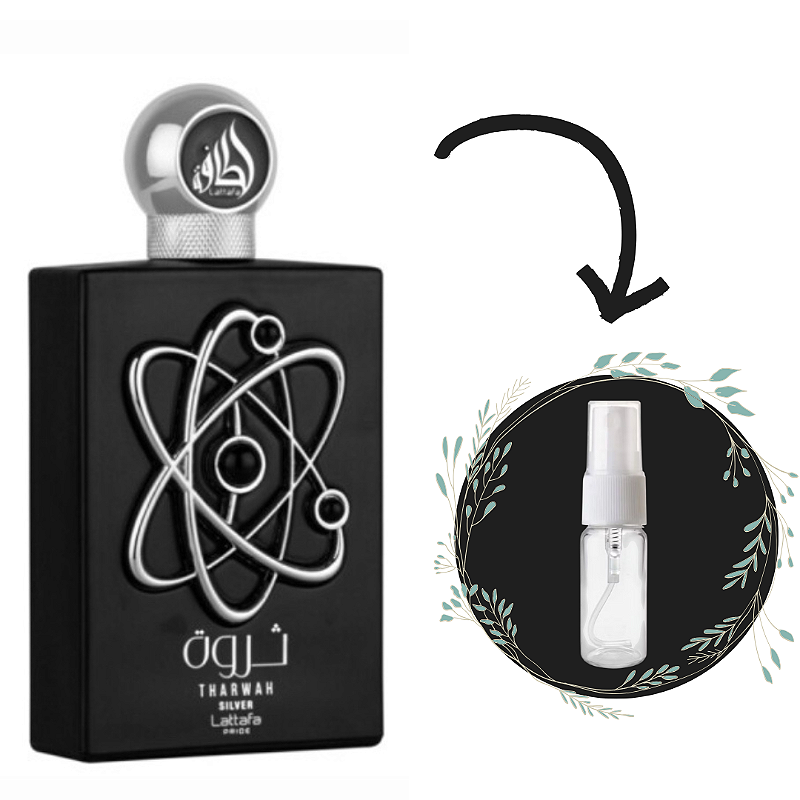 Decante Tharwah Silver Eau de Parfum Árabe Masculino